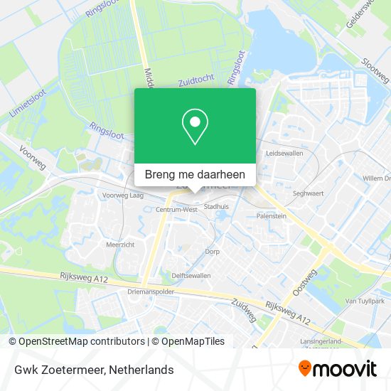 Gwk Zoetermeer kaart