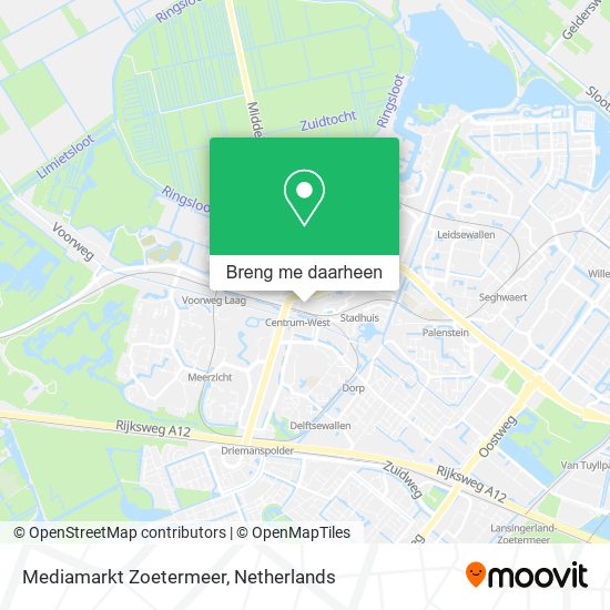 Mediamarkt Zoetermeer kaart