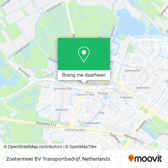 Zoetermeer BV Transportbedrijf kaart