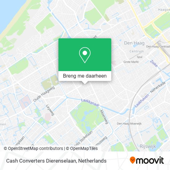 Cash Converters Dierenselaan kaart