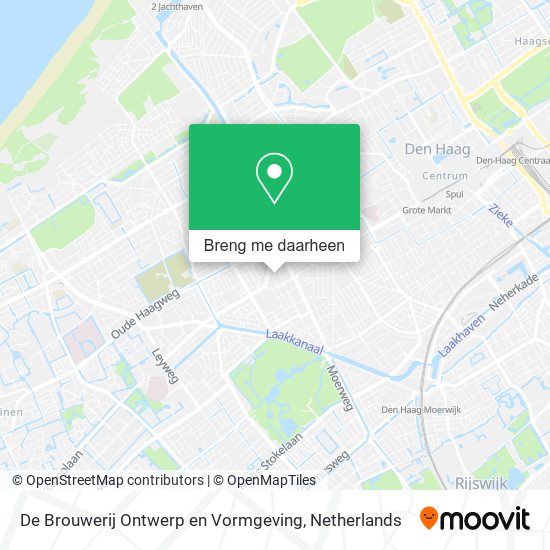 De Brouwerij Ontwerp en Vormgeving kaart