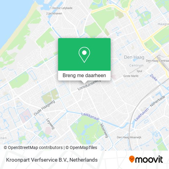 Kroonpart Verfservice B.V. kaart