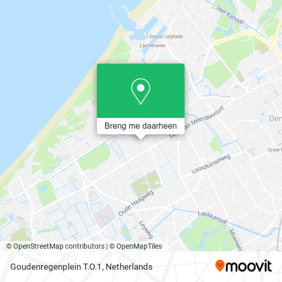 Goudenregenplein T.O.1 kaart