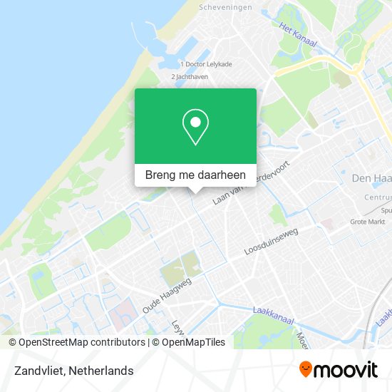 Zandvliet kaart