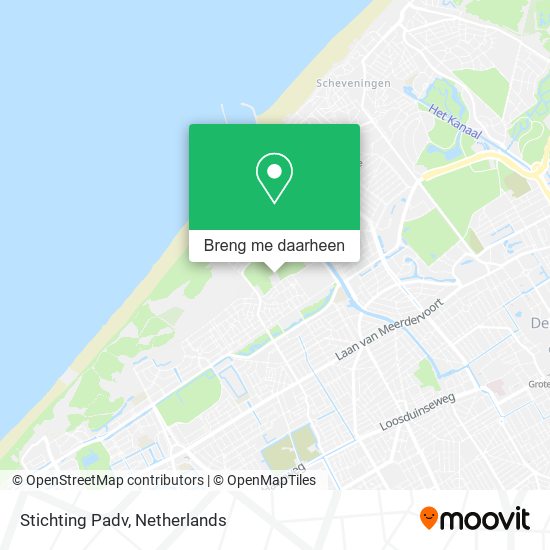 Stichting Padv kaart