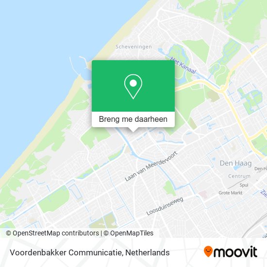 Voordenbakker Communicatie kaart