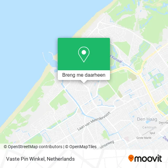 Vaste Pin Winkel kaart