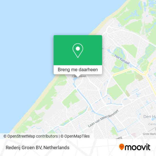 Rederij Groen BV kaart