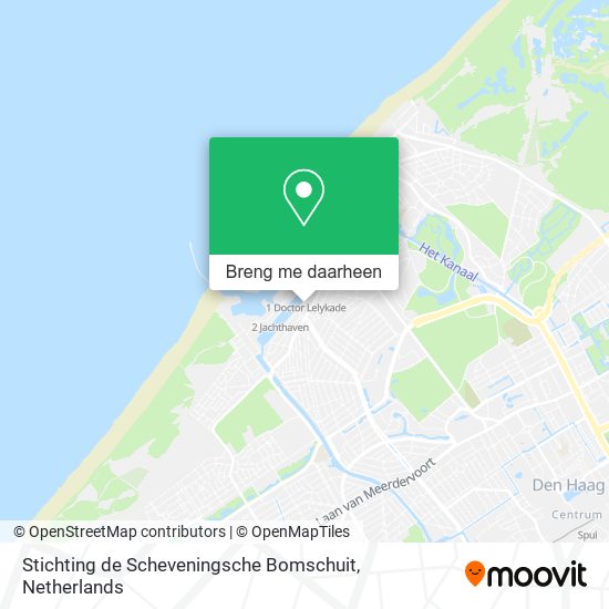 Stichting de Scheveningsche Bomschuit kaart