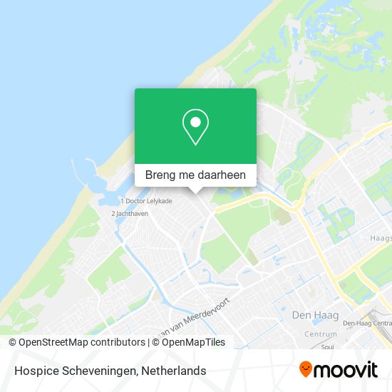 Hospice Scheveningen kaart