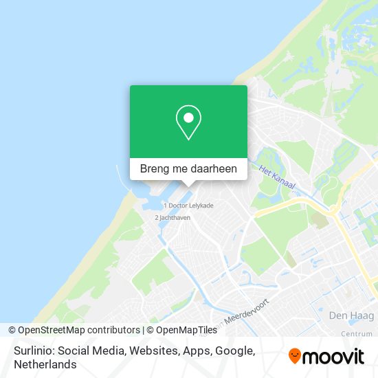 Surlinio: Social Media, Websites, Apps, Google kaart