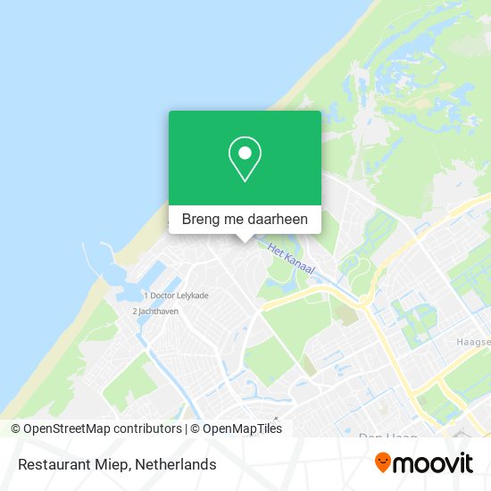 Restaurant Miep kaart