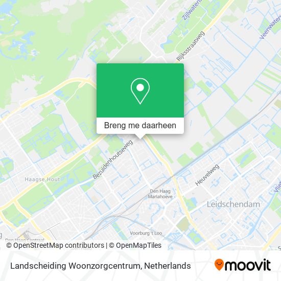 Landscheiding Woonzorgcentrum kaart