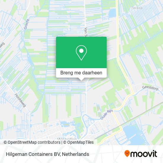Hilgeman Containers BV kaart