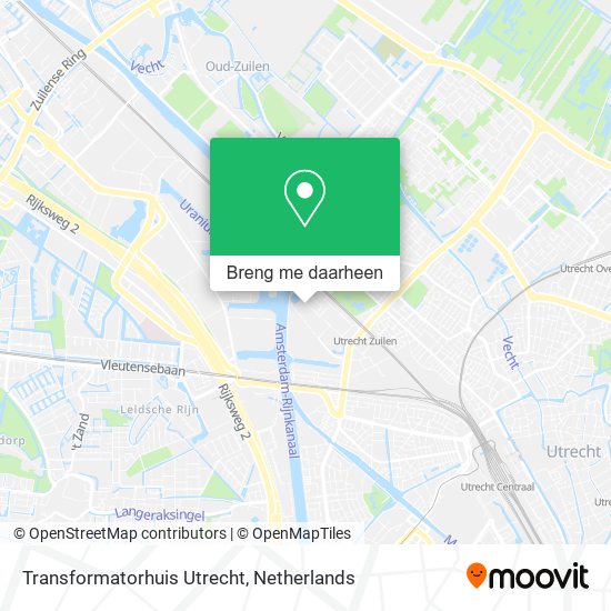 Transformatorhuis Utrecht kaart