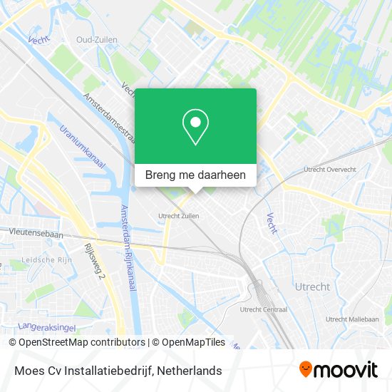 Moes Cv Installatiebedrijf kaart