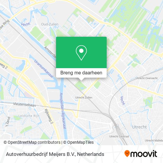 Autoverhuurbedrijf Meijers B.V. kaart