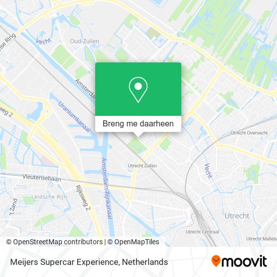 Meijers Supercar Experience kaart