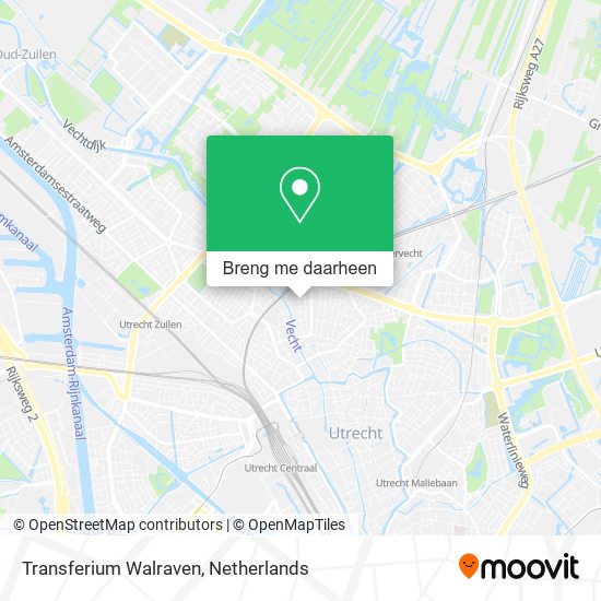 Transferium Walraven kaart