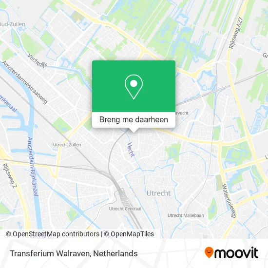 Transferium Walraven kaart