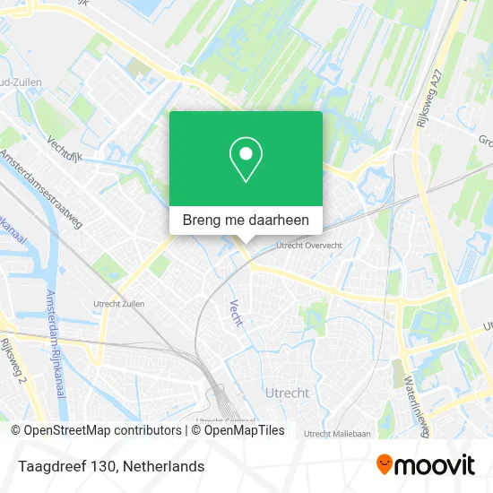 Taagdreef 130 kaart