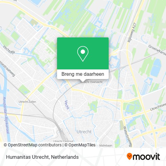 Humanitas Utrecht kaart