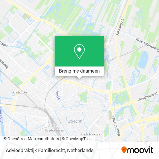 Adviespraktijk Familierecht kaart