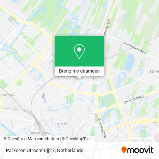 Parkeren Utrecht 0jj27 kaart