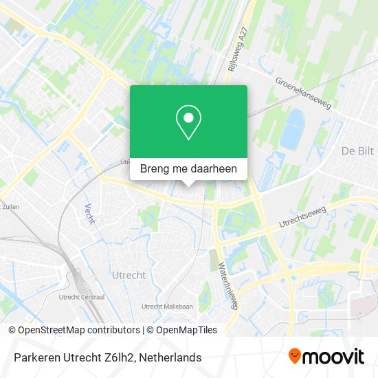 Parkeren Utrecht Z6lh2 kaart