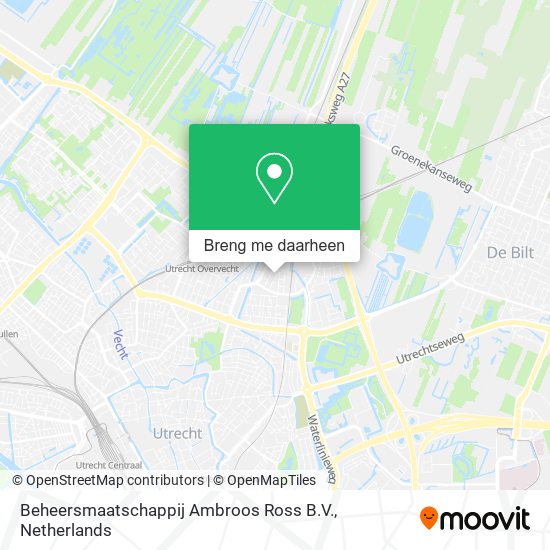 Beheersmaatschappij Ambroos Ross B.V. kaart