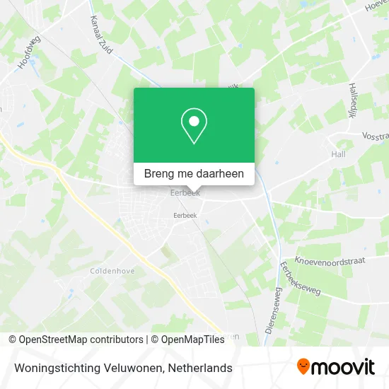 Woningstichting Veluwonen kaart