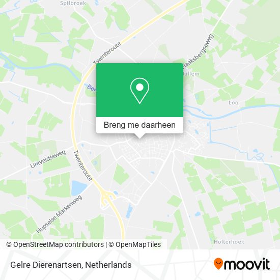 Gelre Dierenartsen kaart