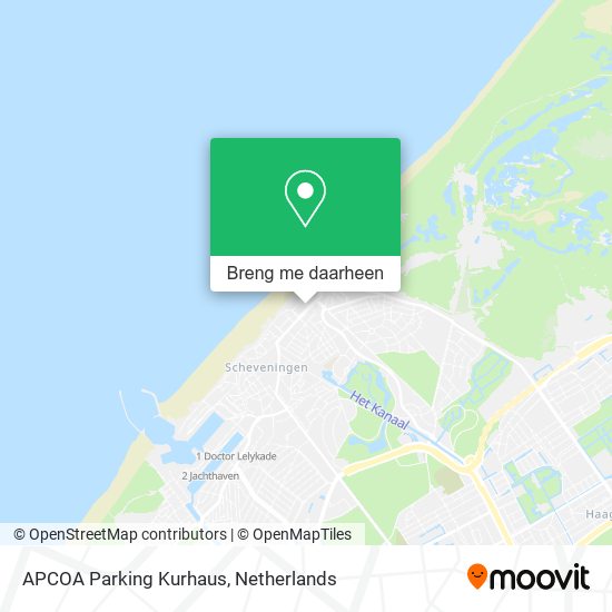 APCOA Parking Kurhaus kaart