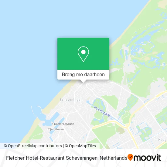 Fletcher Hotel-Restaurant Scheveningen kaart