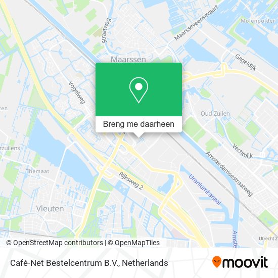 Café-Net Bestelcentrum B.V. kaart