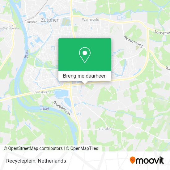 Recycleplein kaart