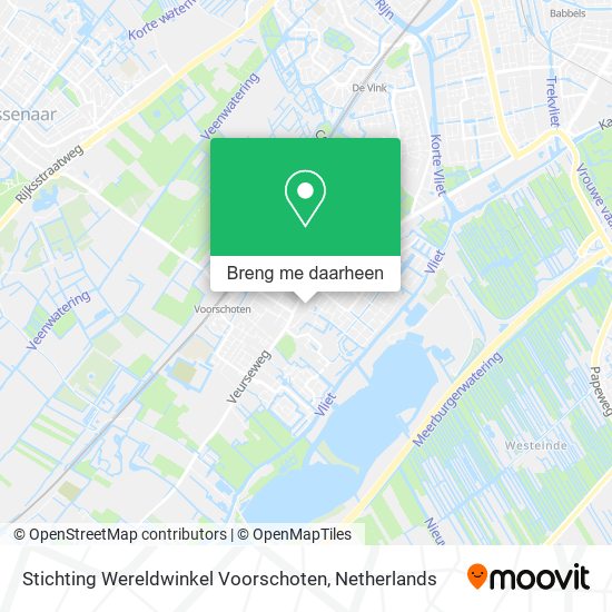 Stichting Wereldwinkel Voorschoten kaart