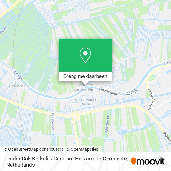 Onder Dak Kerkelijk Centrum Hervormde Gemeente kaart