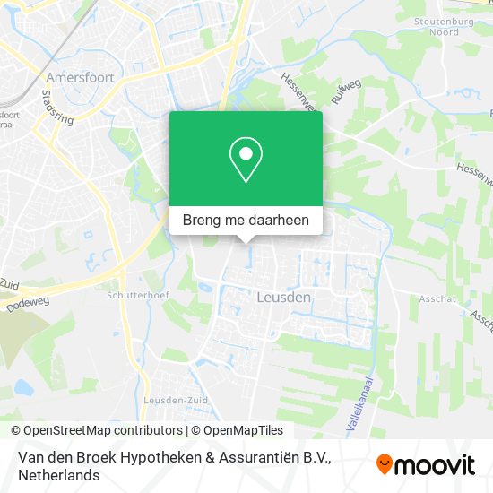 Van den Broek Hypotheken & Assurantiën B.V. kaart
