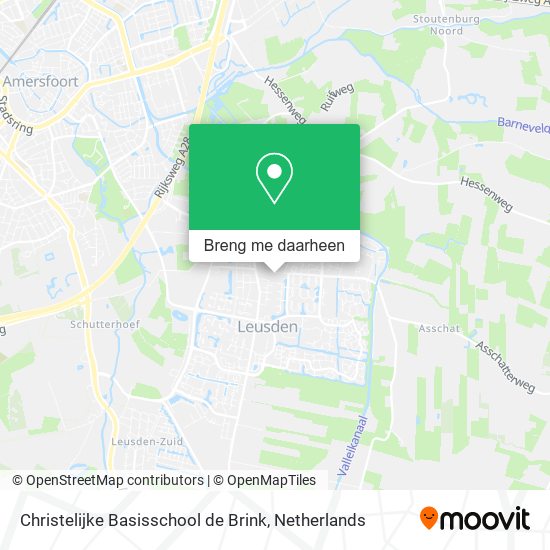 Christelijke Basisschool de Brink kaart