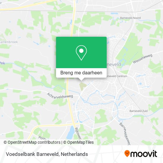 Voedselbank Barneveld kaart