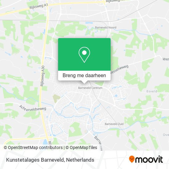 Kunstetalages Barneveld kaart