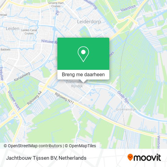 Jachtbouw Tijssen BV kaart