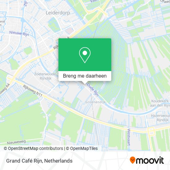 Grand Café Rijn kaart