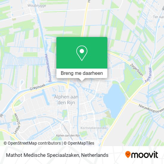 Mathot Medische Speciaalzaken kaart