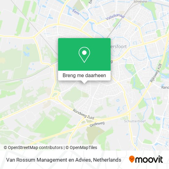 Van Rossum Management en Advies kaart