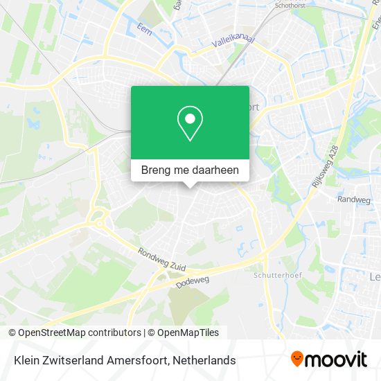 Klein Zwitserland Amersfoort kaart