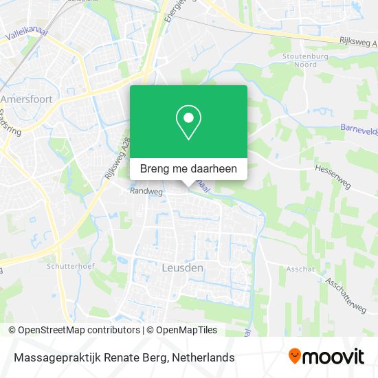 Massagepraktijk Renate Berg kaart