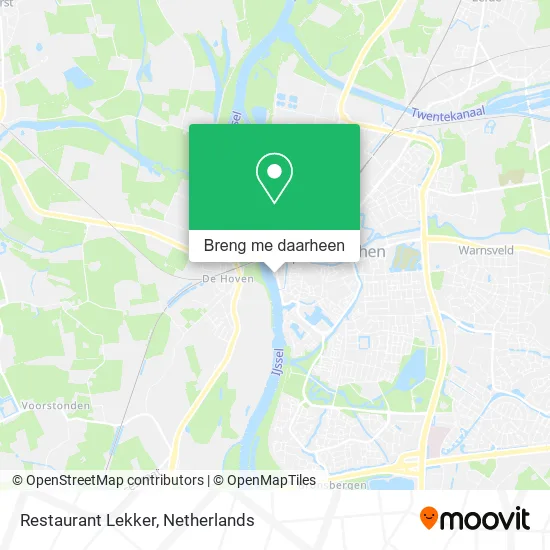 Restaurant Lekker kaart