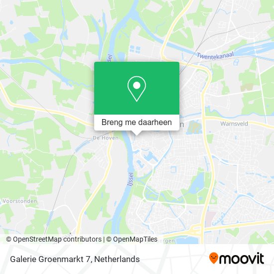 Galerie Groenmarkt 7 kaart